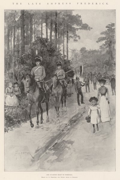 Zesnulá císařovna Frederick od Amedee Forestier